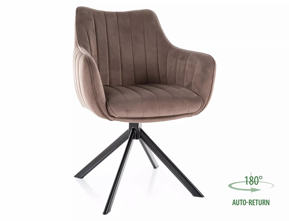 Krzesło Azalia Velvet cappuccino